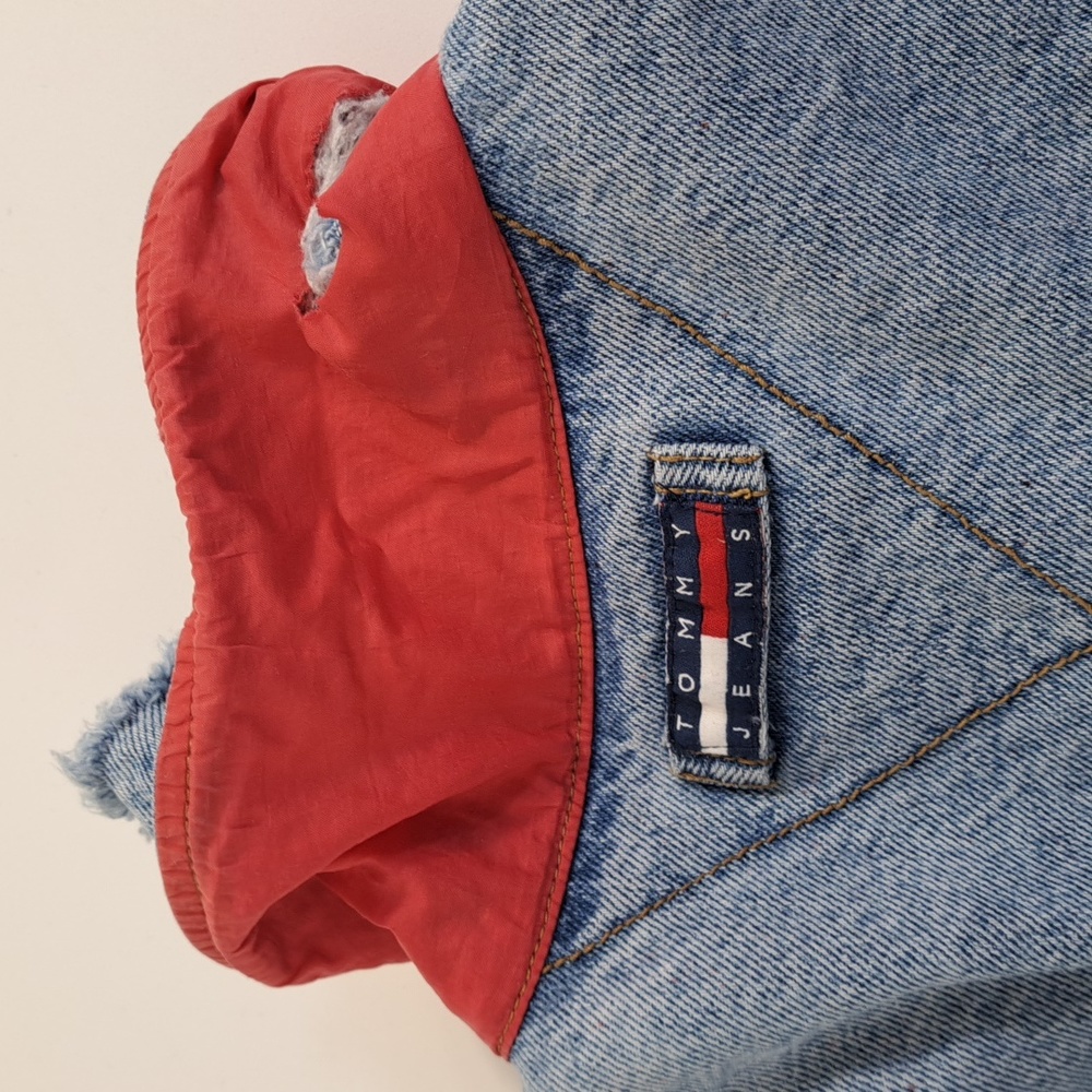 Destroyed Tommy Jean Jacket Size XL - Picture 16 of 17